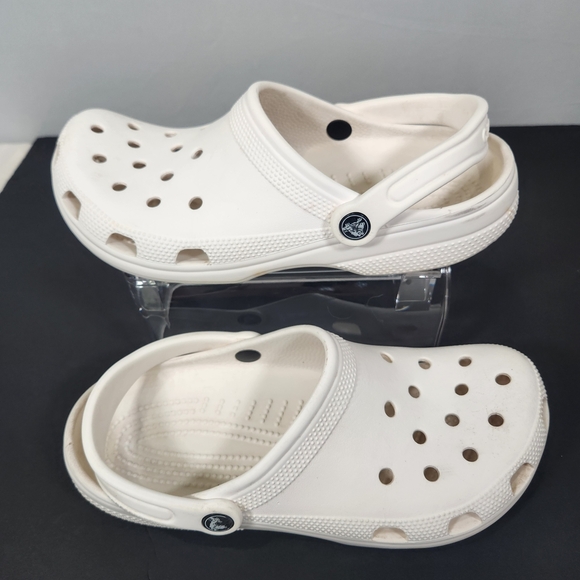 CROCS White Winter Rain Boots with Perforated Design - Picture 3 of 9